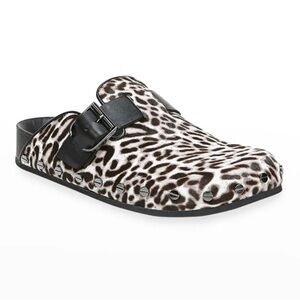 Veronica beard Fern espresso shearling clogs 7